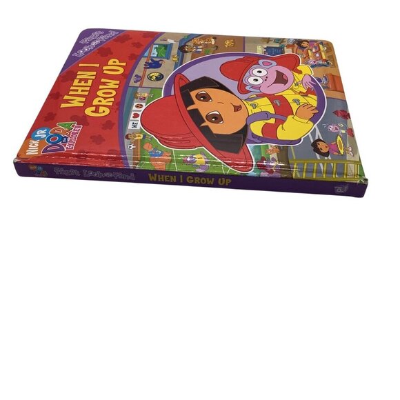 Nick Jr. Dora The Explorer "When I Grow Up" First Look & Find Childrens Book 200 - Picture 13 of 14
